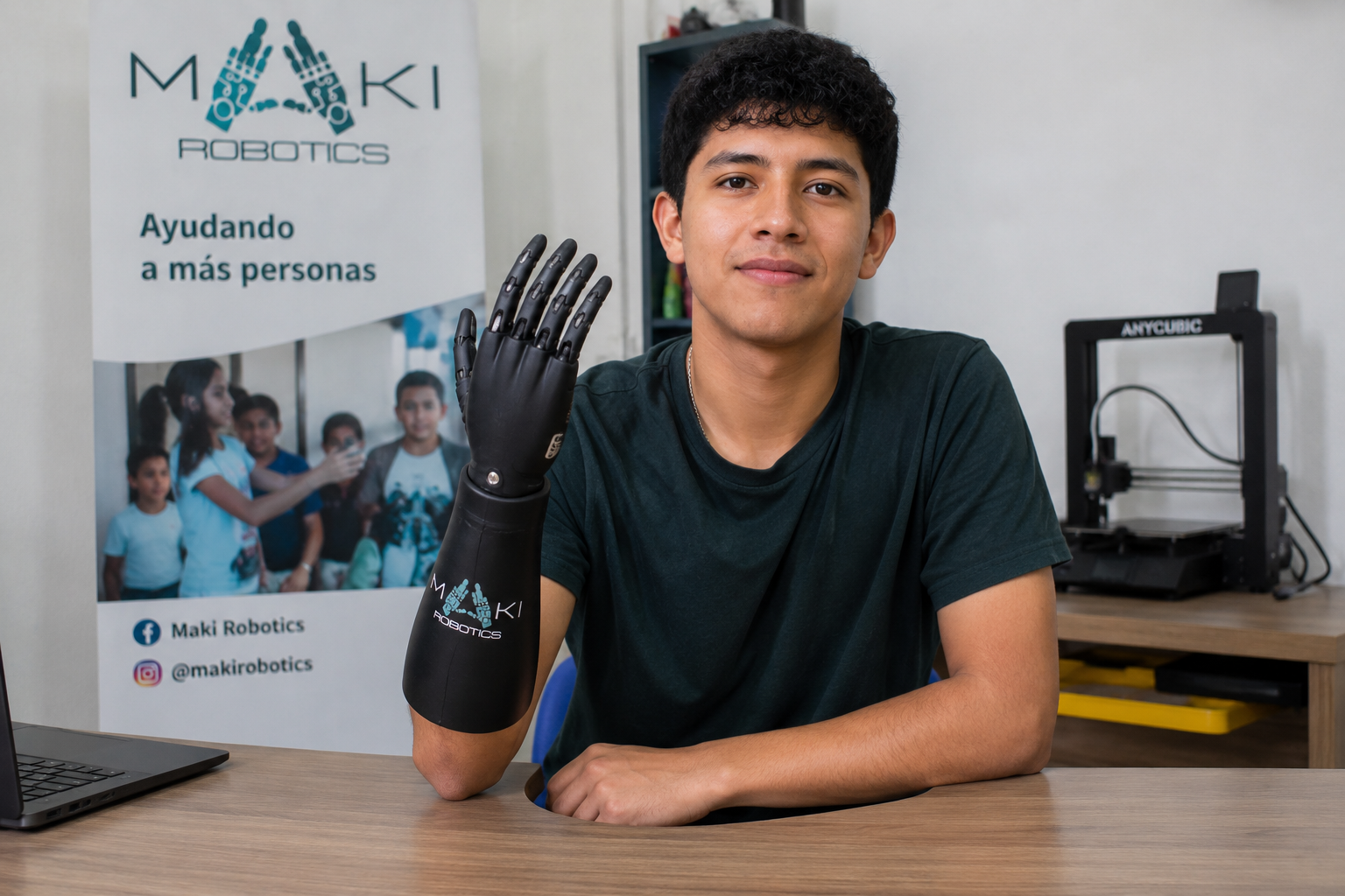 Prótesis biónica 5 — Maki Robotics